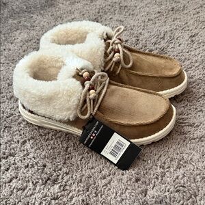 Hey Dude Corduroy Nut Ankle Shoes